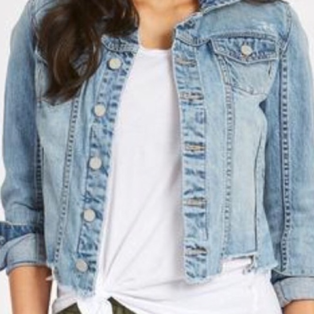 BlankNYC deconstructed denim jacket